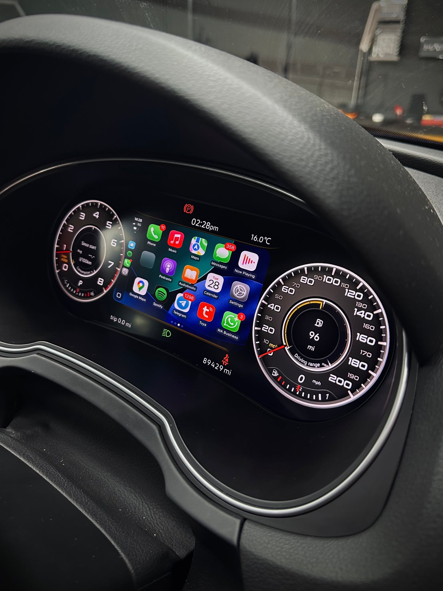Audi Virtual Cluster