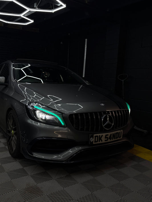 Mercedes W176 A Class RGB DRLs