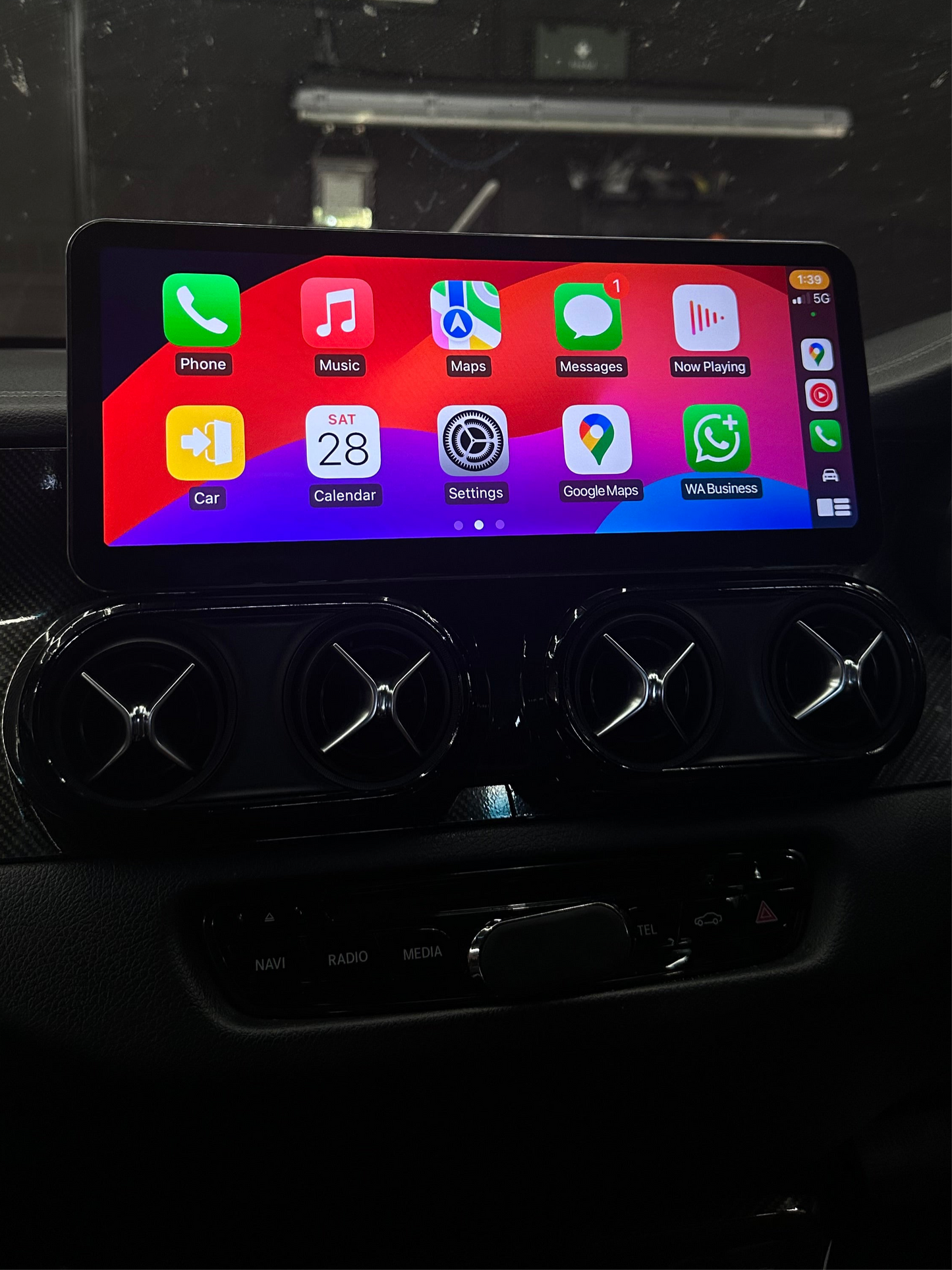 Mercedes Android Screen Upgrade