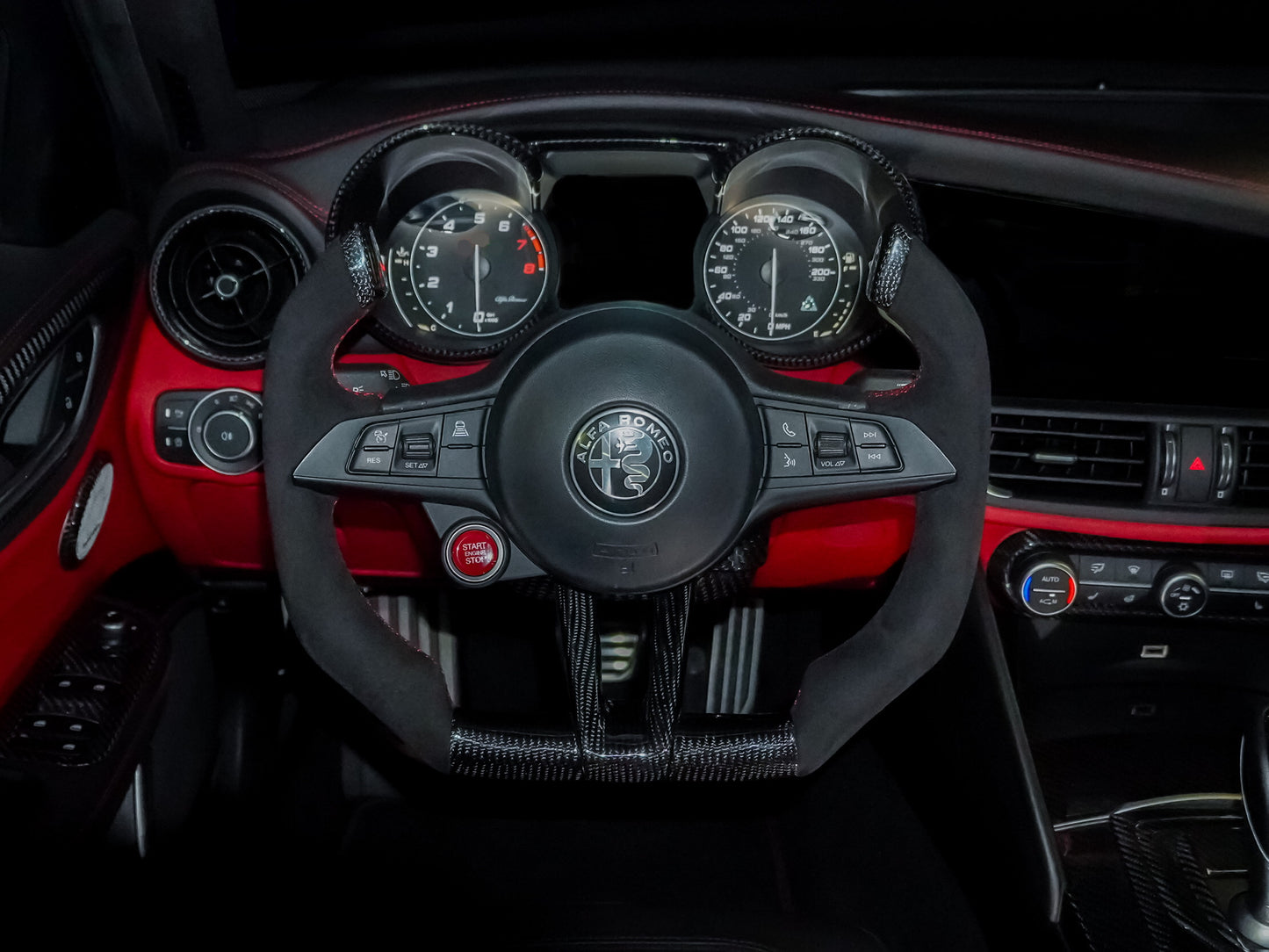 Alfa Romeo Giulia Carbon Steering Wheel