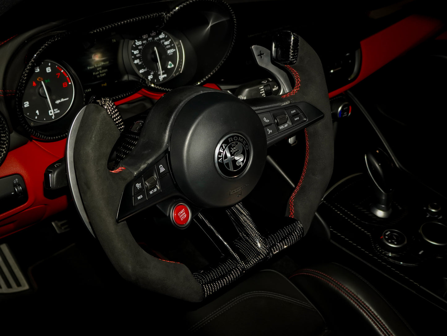 Alfa Romeo Giulia Carbon Steering Wheel